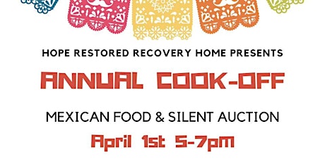 Hope Restored Recovery Home Annual Cook-Off