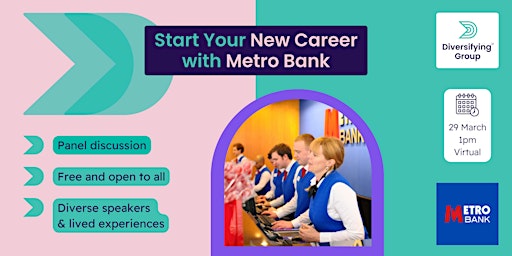 Start Your New Career with Metro Bank