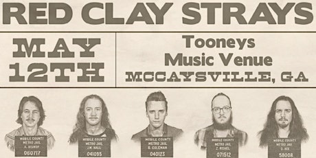 Tooneys Presents: The Red Clay Strays with Jake Kohn