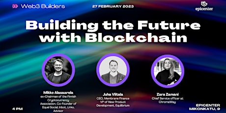 Imagem principal do evento Building the Future with Blockchain