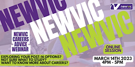 NewVIc Careers Advice Webinar primary image