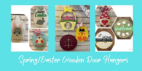 Spring/Easter Wooden Door Hanger primary image