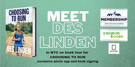 Meet Des Linden in NYC and Get a Signed Copy of CHOOSING TO RUN