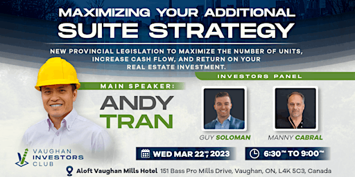 Monthly Meeting : Maximizing Your Additional Suite Strategy