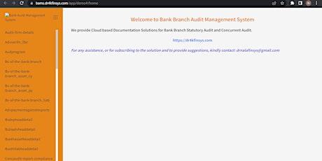 Bank Branch Audit Management System primary image