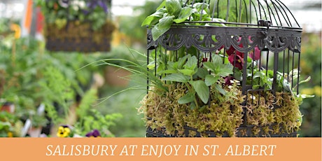 Outdoor Birdcage Planter Workshop | Salisbury at Enjoy | St. Albert