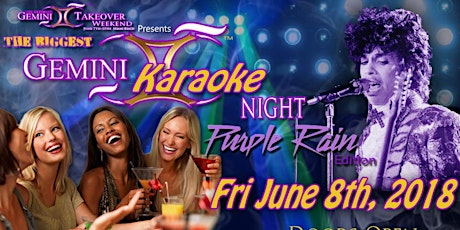 Gemini's Got Talent: The Biggest Karaoke Night Ever! 2 Hour Open Bar! primary image