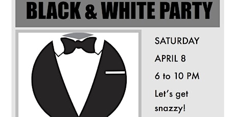 BLACK & WHITE PARTY - Prizes - Bar - Live Entertainment