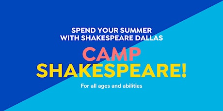 All the World’s A Stage - Two Week Theatre Camp (Grades 2-6) primary image