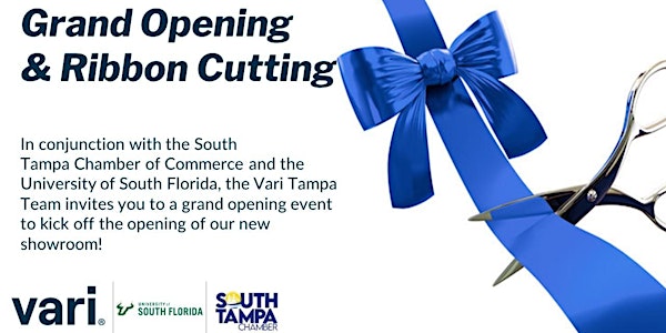 Grand Opening & Ribbon Cutting with Vari Tampa