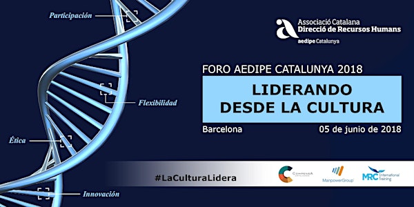 2018 - Foro Aedipe Catalunya. Liderando desde la Cultura.