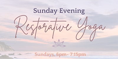 Primaire afbeelding van Sundays & Wednesdays Candlelight Restorative Yoga