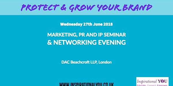Protect and grow your brand - IP, digital and global branding masterclass