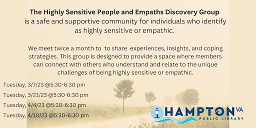 Highly Sensitive Person/Empath Discovery Group