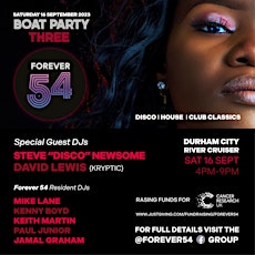 Image principale de Forever 54 Boat Party THREE