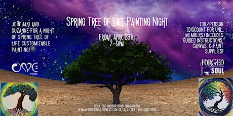 Tree of Life Spring Paint Night