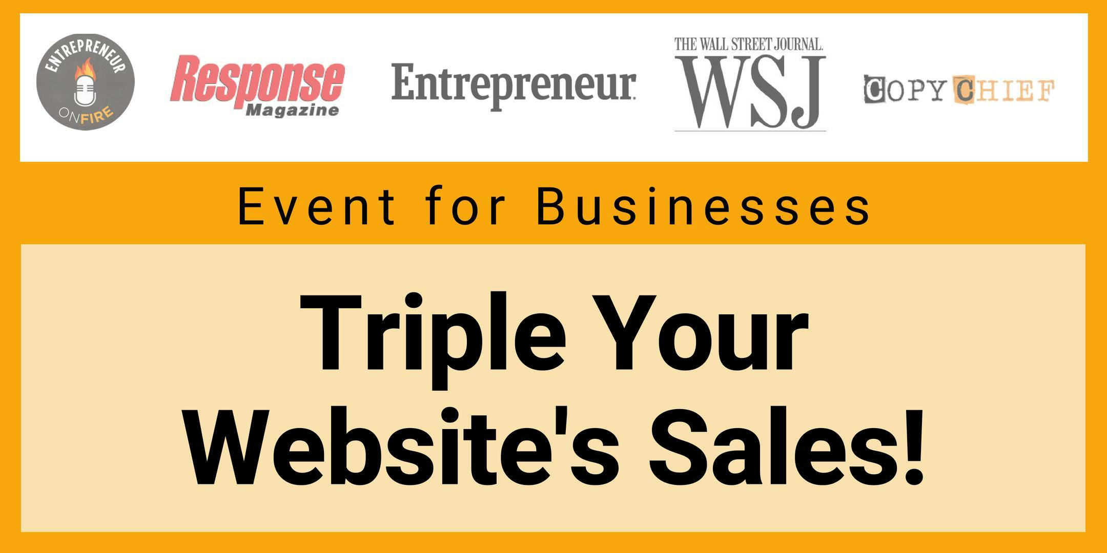 Free Event - Secrets to Triple the Amount of Leads & Sales on your Website - (Detroit - Wed)