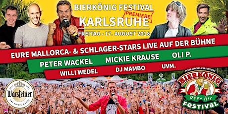 Hauptbild für Bierkönig Festival - Karlsruhe 2018 - Stehplatztickets