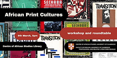 African Print Cultures: Workshop and Roundtable primary image