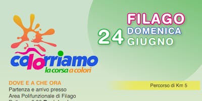 COLORRIAMO LA CORSA A COLORI COLORRIAMO LA CORSA A COLORI