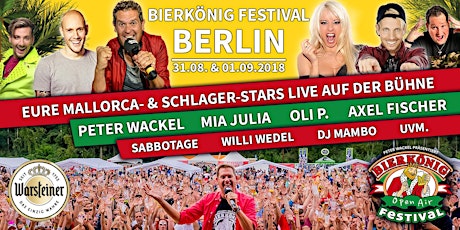 Hauptbild für Bierkönig Festival - Berlin 2018 - Stehplatztickets