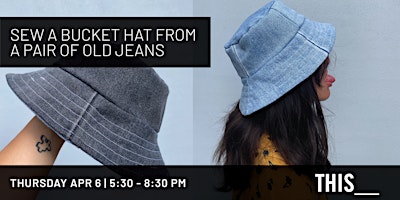 Sew a Bucket Hat From an Old Pair of Jeans