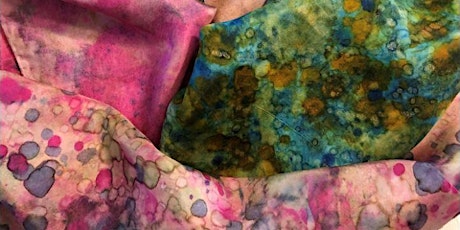 Alcohol Ink Silk Scarves with Paula Crandell (Adult-Painting)