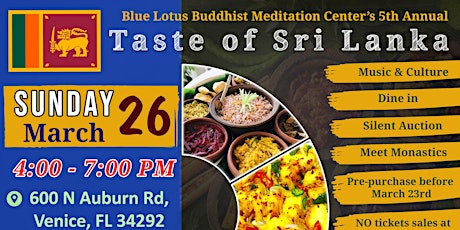 5th Annual Taste of Sri Lanka