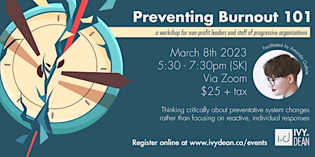 Preventing Burnout 101 for Non-Profit Leaders primary image