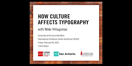 How Culture Affects Typography with Nikki Villagomez primary image