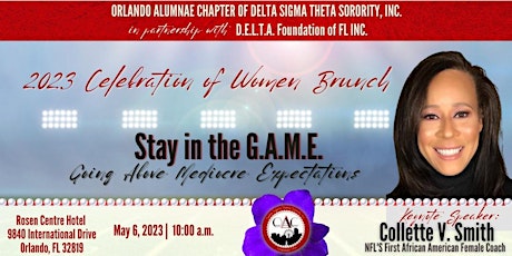 Celebration of Women Brunch 2023 | Stay in the G.A.M.E. primary image