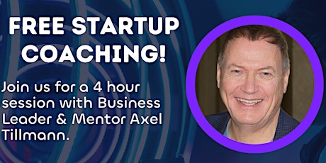 Free Startup Coaching with Axel Tillman primary image