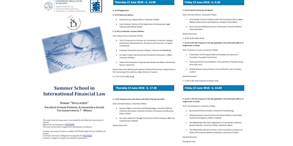 International Financial Law 2018 (IFL)