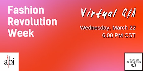 Fashion Revolution Week  Q&A [Virtual Event]