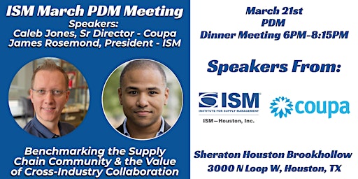ISM-Houston March 2023 Professional Development Meeting