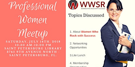 Professional Women Networking Meetup primary image