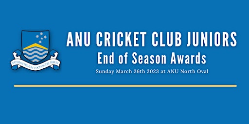 ANUCC Juniors End of Season Awards (2023)