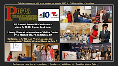 6/8/18: 2nd Annual Philadelphia Black PR Society Conference @The Liberty View at Independence Visitor Center primary image