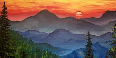 Immagine principale di Beautiful Blue Ridge Sunrise - Paint and Sip by Classpop!™ 