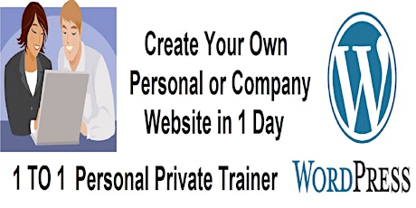 Create Your Own Personal Website in 1 Day (Personal 1 to 1 Training) primary image