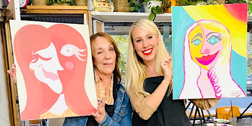 Imagen principal de Mother's Day Paint and Sip , Paint Your Mum the Picasso Way
