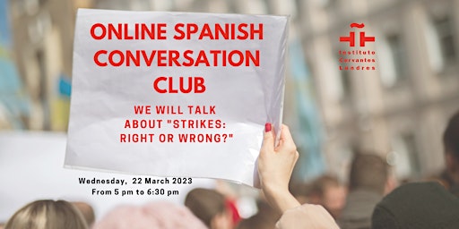 Immagine principale di Online Spanish Conversation Club - 22 March 5pm 