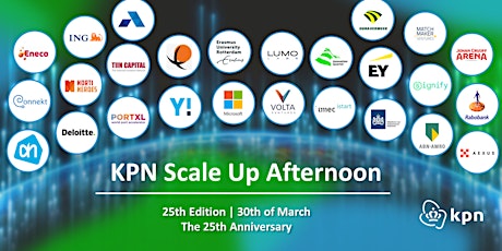 Imagen principal de 25th KPN Scale Up Afternoon - The 25th anniversary