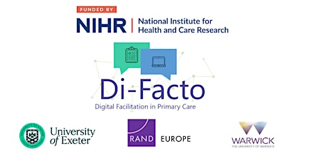 Online stakeholder event: NIHR Digital Facilitation in Primary Care study