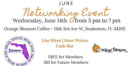 Discover Bradenton's June Networking Event: Orange Blossom Coffee