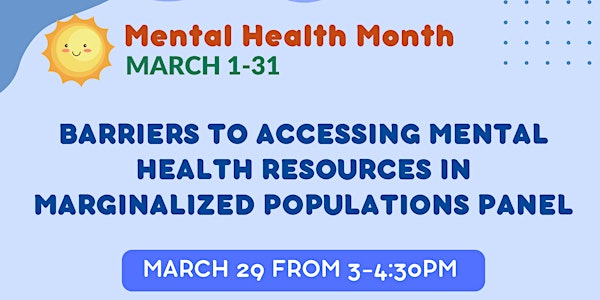 Barriers to Accessing Mental Health Resources in Marginalized Populations