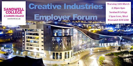 West Midlands Creative Industries Employers Forum primary image