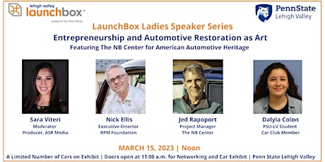 Entrepreneurship and  Automotive Restoration as Art primary image