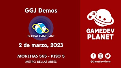 Imagen principal de GGJ Demos, GameDevPlanet Marzo