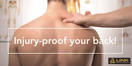 Link Integrated Health Workshop: Injury-proof your back! primary image